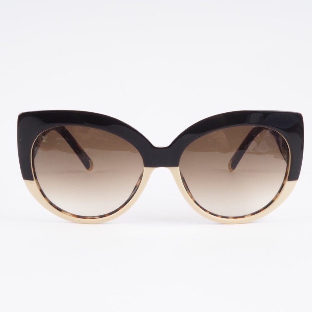 Louis Vuitton Black and Gold Sunglasses